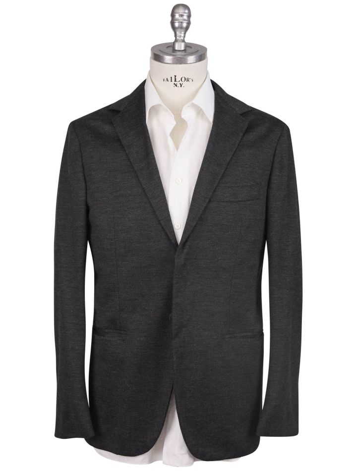 KNT Kiton Knt Gray Cotton Cashmere Pa Suit Gray 000