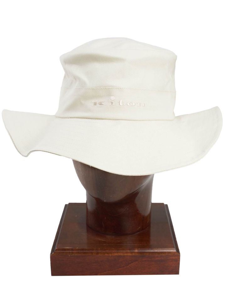 Kiton Kiton White Cotton Hat White 000