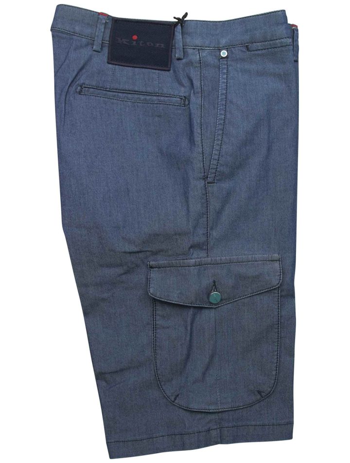 Kiton Kiton Blue Cotton Pa Ea Short Pants Blue 000