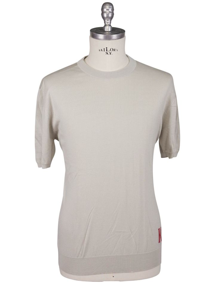 Kiton Kiton Gray Cotton T-Shirt Gray 000
