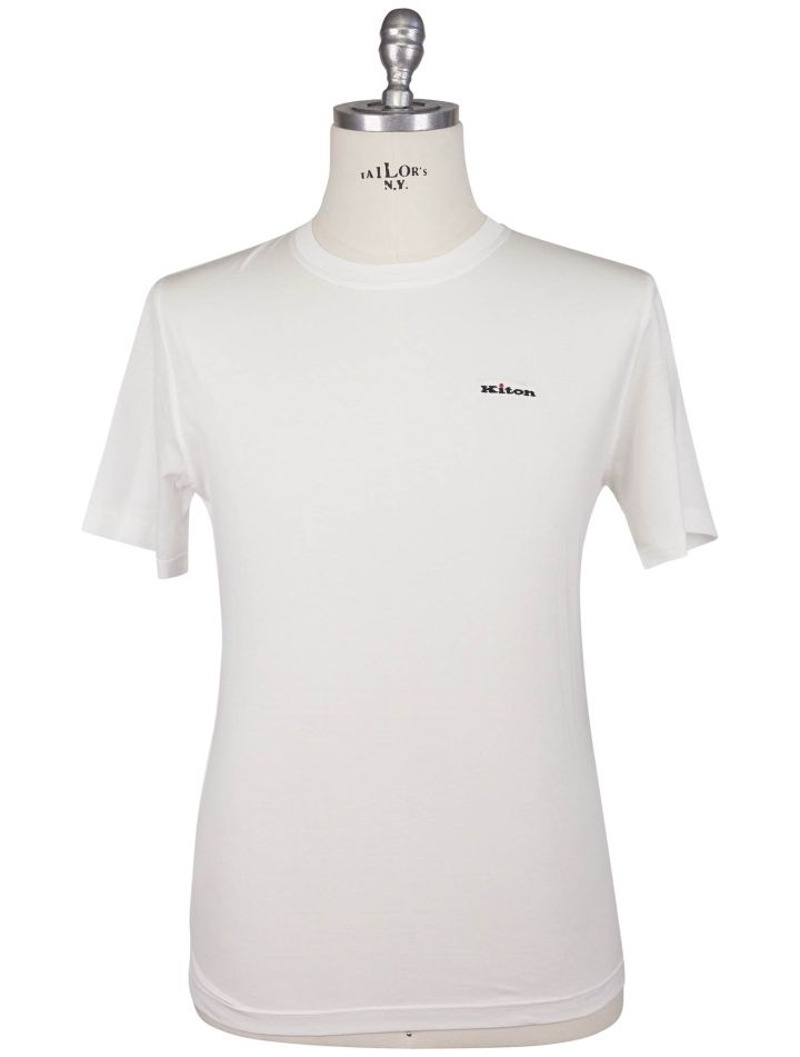 Kiton Kiton White Cotton T-Shirt White 000