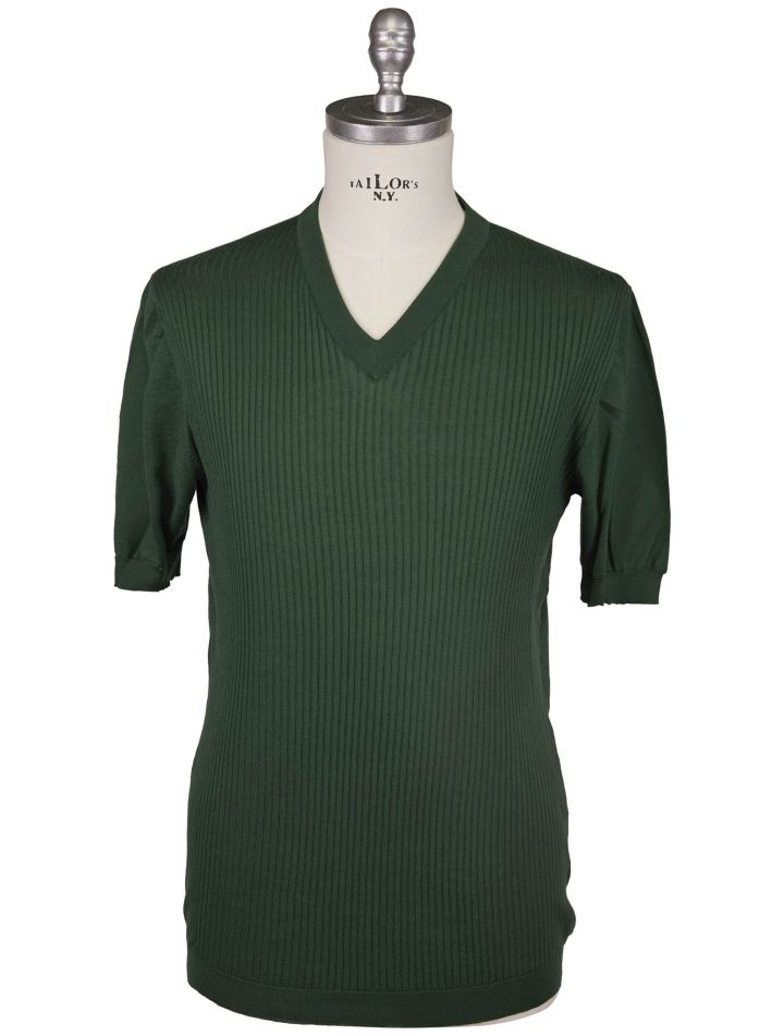 Kiton Kiton Green Cotton T-Shirt Green 000