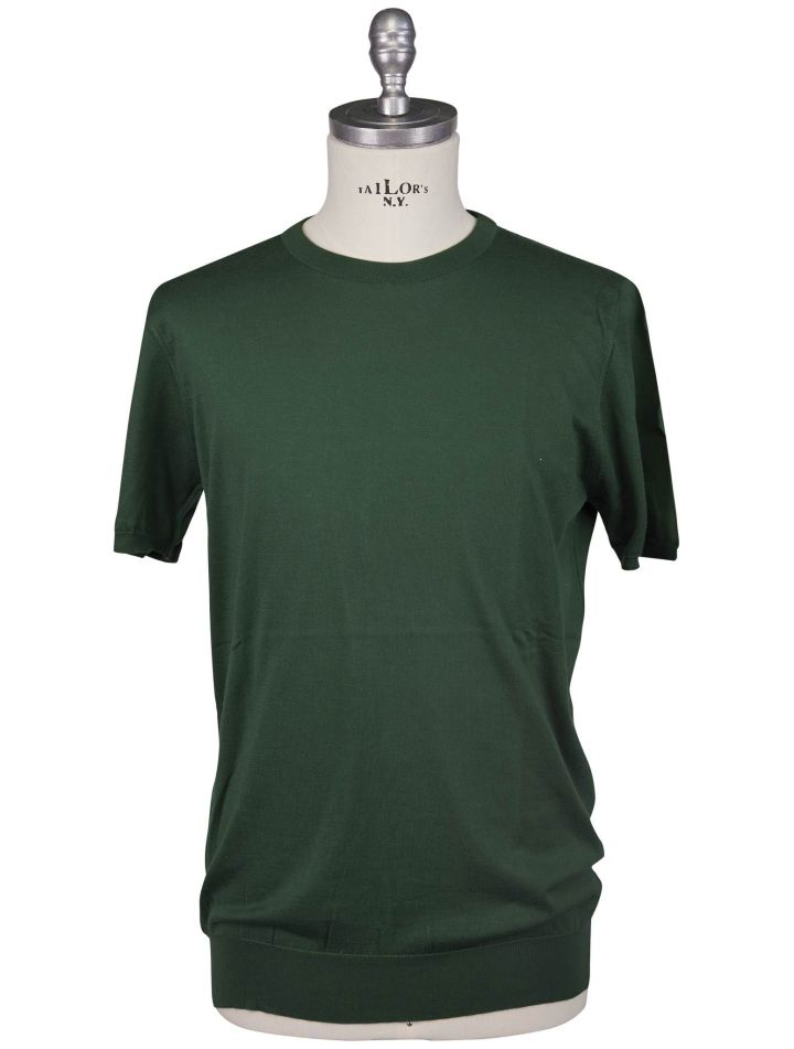 Kiton Kiton Green Cotton T-Shirt Green 000
