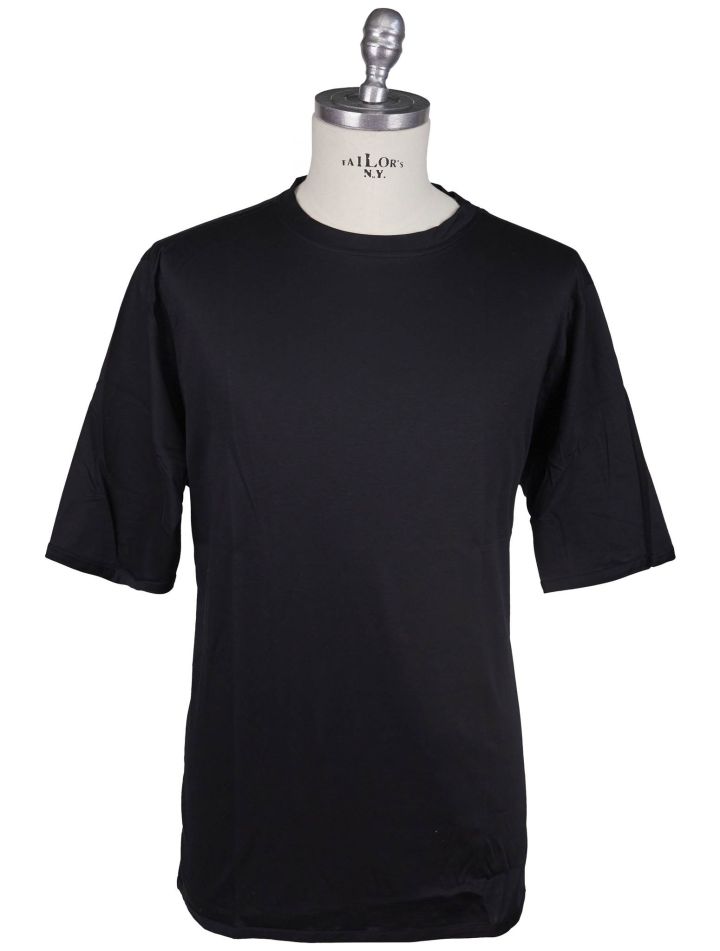 Kiton Kiton Black Cotton T-Shirt Black 000