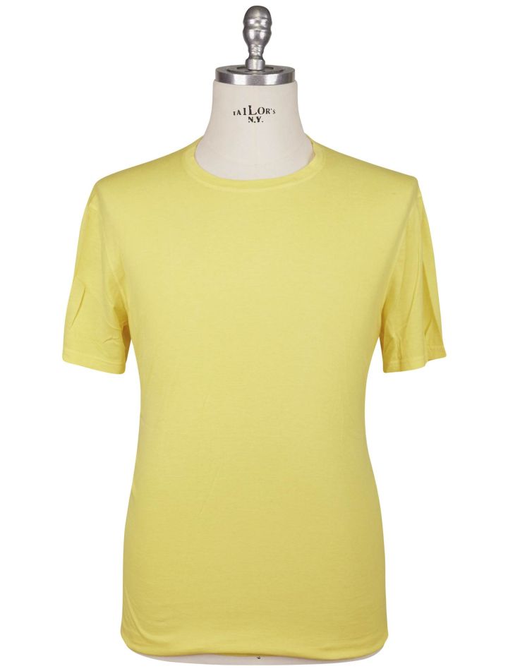Kiton Kiton Yellow Cotton Cashmere T-Shirt Yellow 000