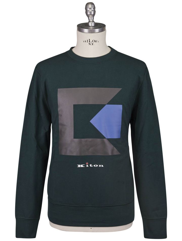 Kiton Kiton Multicolor Cotton Ea Sweater Crewneck Multicolor 000