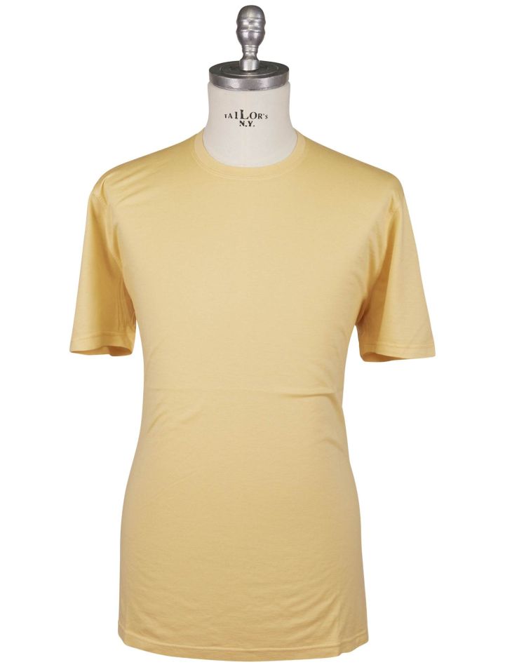 Kiton Kiton Yellow Cotton Cashmere T-Shirt Yellow 000