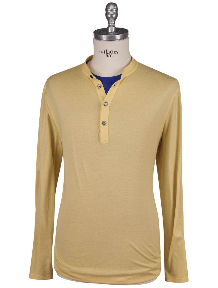 Kiton Kiton Yellow Cotton Cashmere Sweater Yellow 000