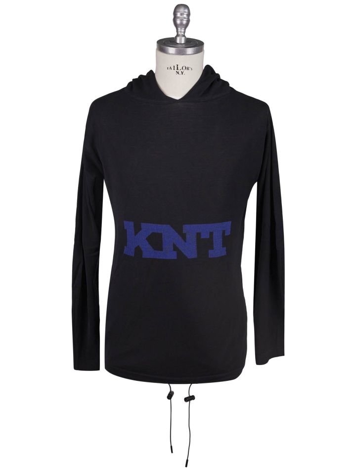 Kiton Kiton Knt Black Cotton Sweater Black 000