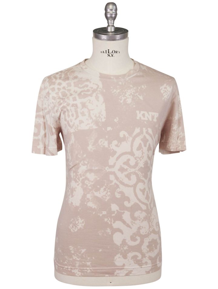 Kiton Kiton Knt Beige Cotton T-Shirt Beige 000