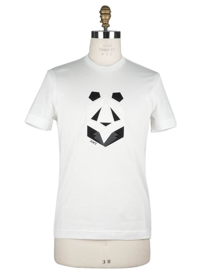 KNT KNT Kiton White Cotton T-Shirt Special Edition White 000