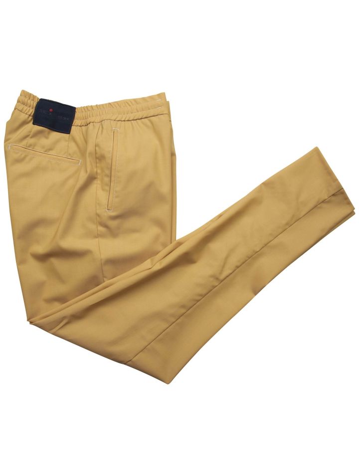 Kiton Kiton Yellow Wool Pants Yellow 000