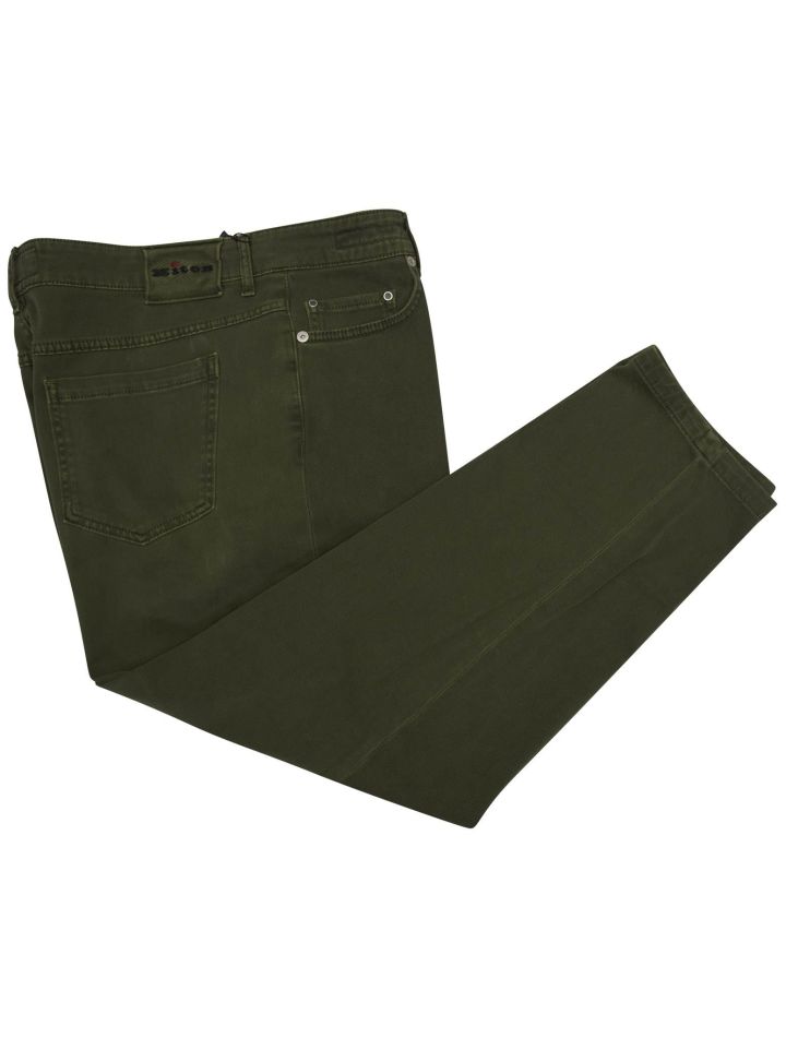 Kiton Kiton Green Cotton Ea Jeans Green 000