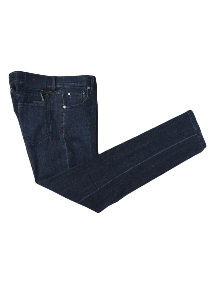 Kiton Kiton Dark Blue Cotton Wool Ea Jeans Dark Blue 000
