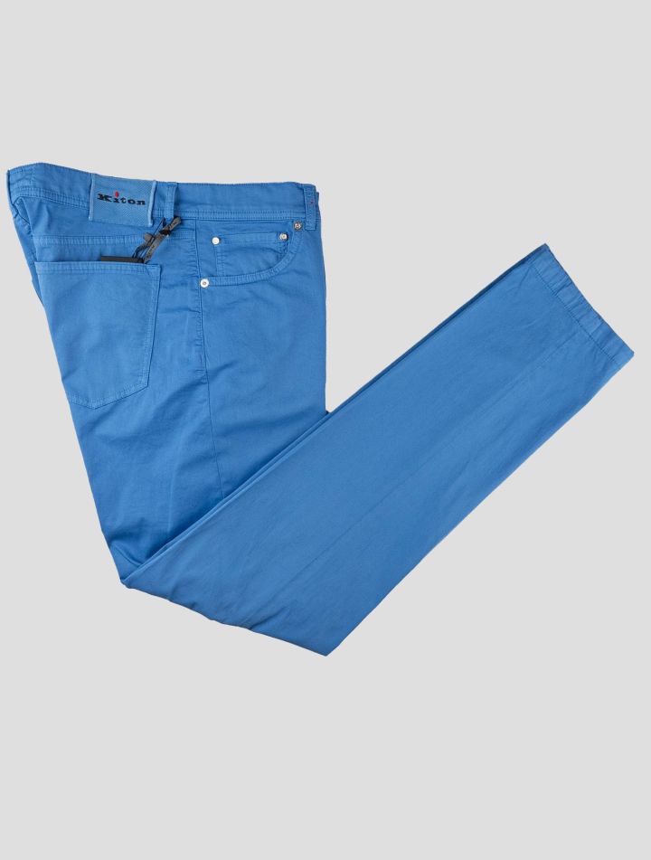 Kiton Kiton Light Blue Cotton Ea Jeans Light Blue 000