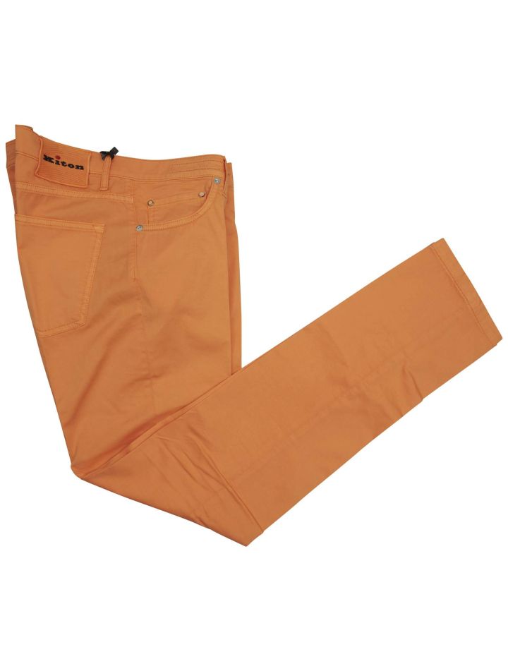 Kiton Kiton Orange Cotton Ea Jeans Orange 000