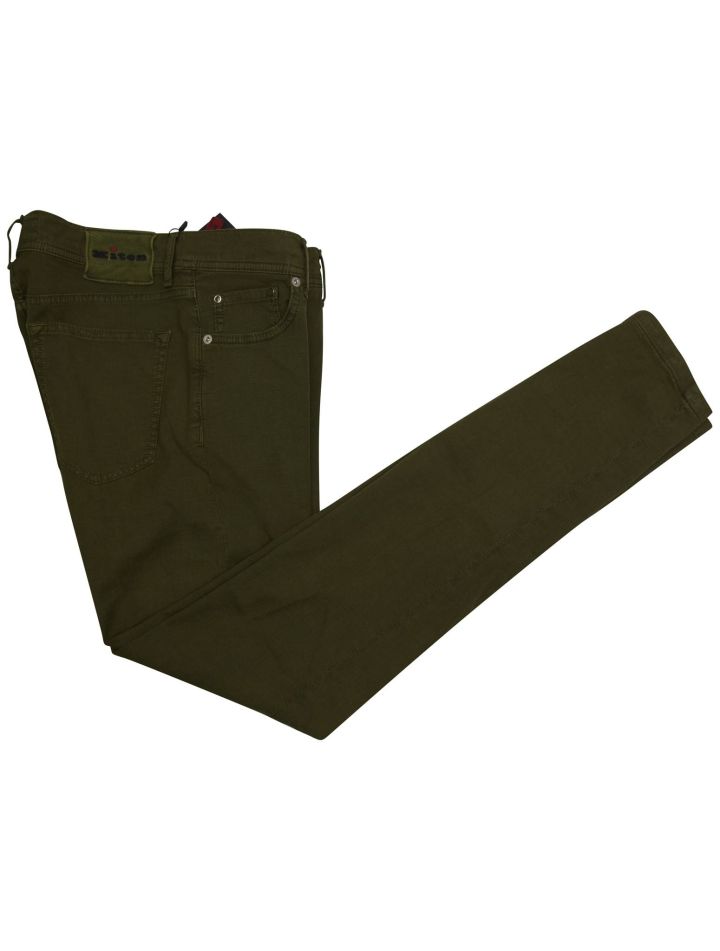 Kiton Kiton Green Cotton linen Ea Jeans Green 000