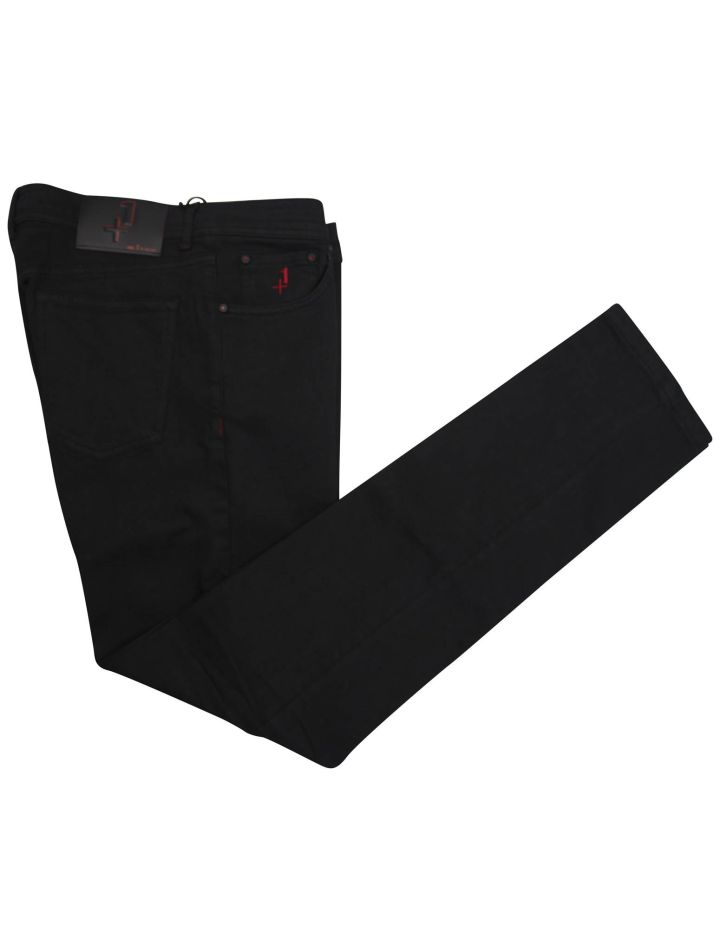 Kiton Kiton Black Cotton Ea Jeans Special Edition Black 000