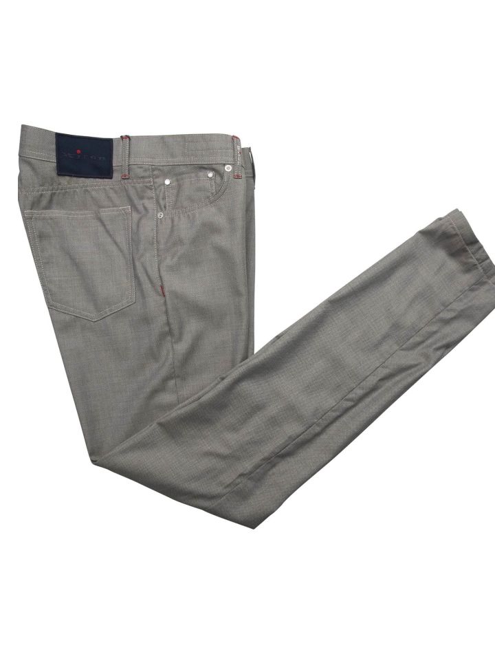 Kiton Kiton Gray Wool Jeans Gray 000