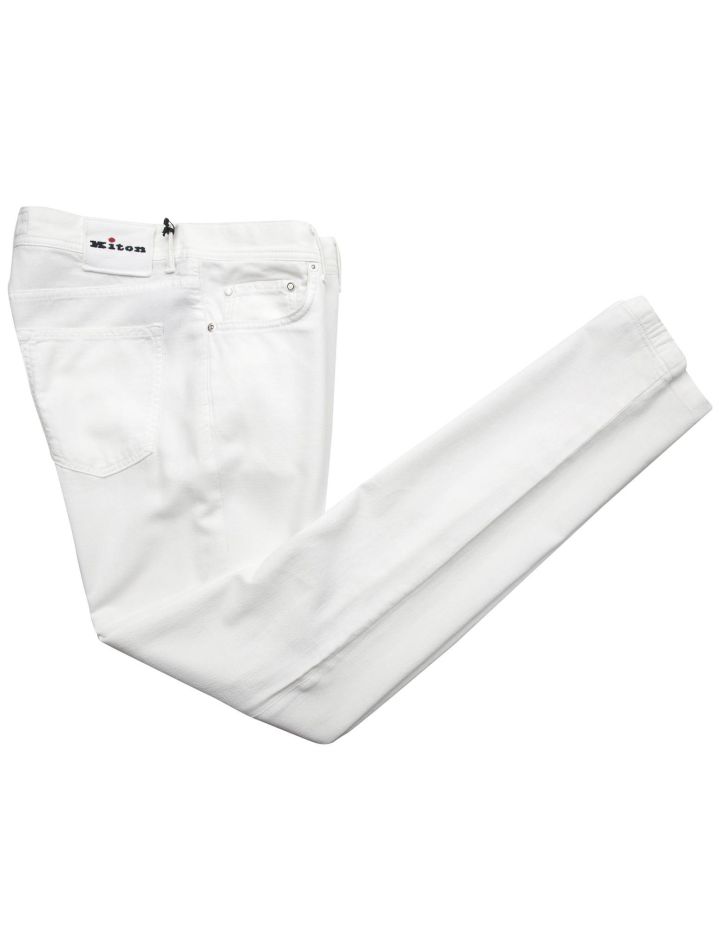 Kiton Kiton White Lyocell Cotton Ea Jeans White 000