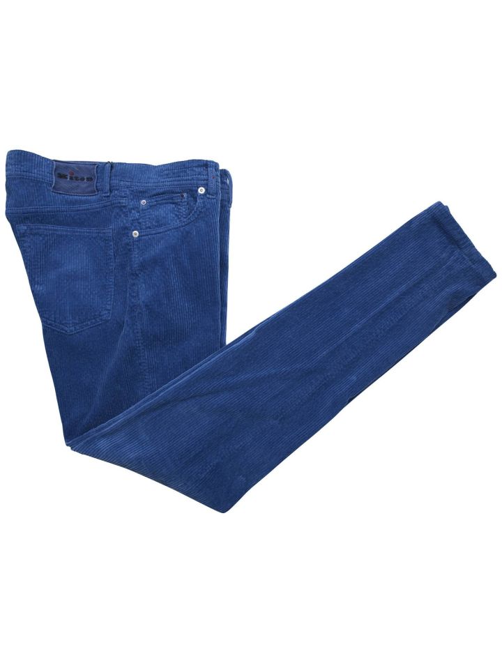 Kiton Kiton Blue Cotton Ea Velvet Jeans Blue 000