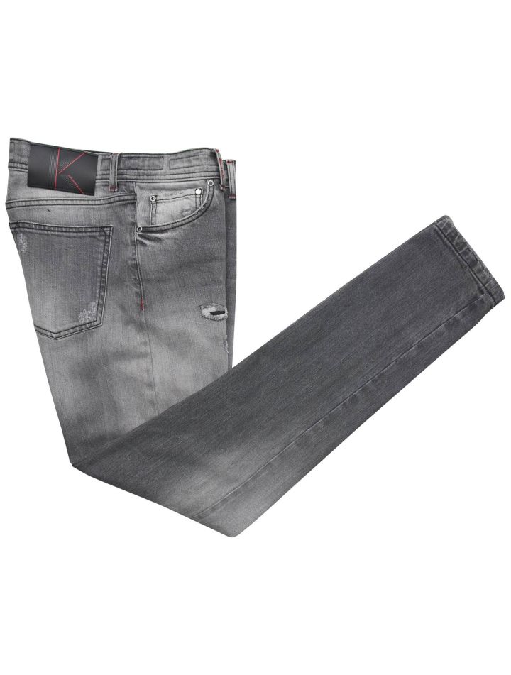 Kiton Kiton Gray Cotton Ea Jeans Limited Edition 01 Of 03 Gray 000