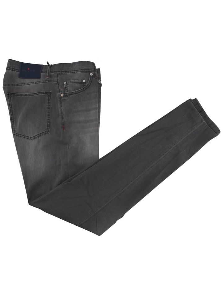 Kiton Kiton Gray Cotton Ea Jeans Gray 000