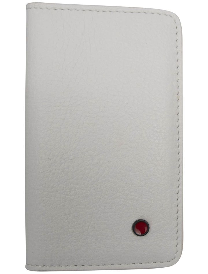 Kiton Kiton White Leather Document Holder White 000