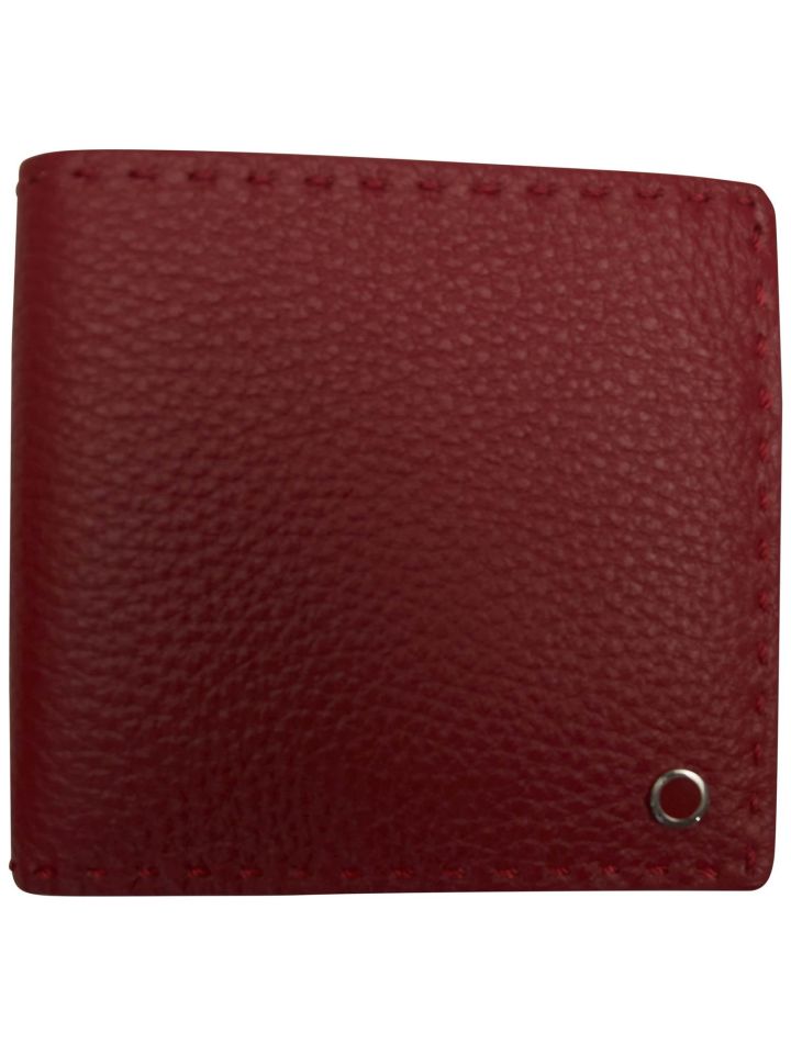 Kiton Kiton Red Leather Wallet Red 000