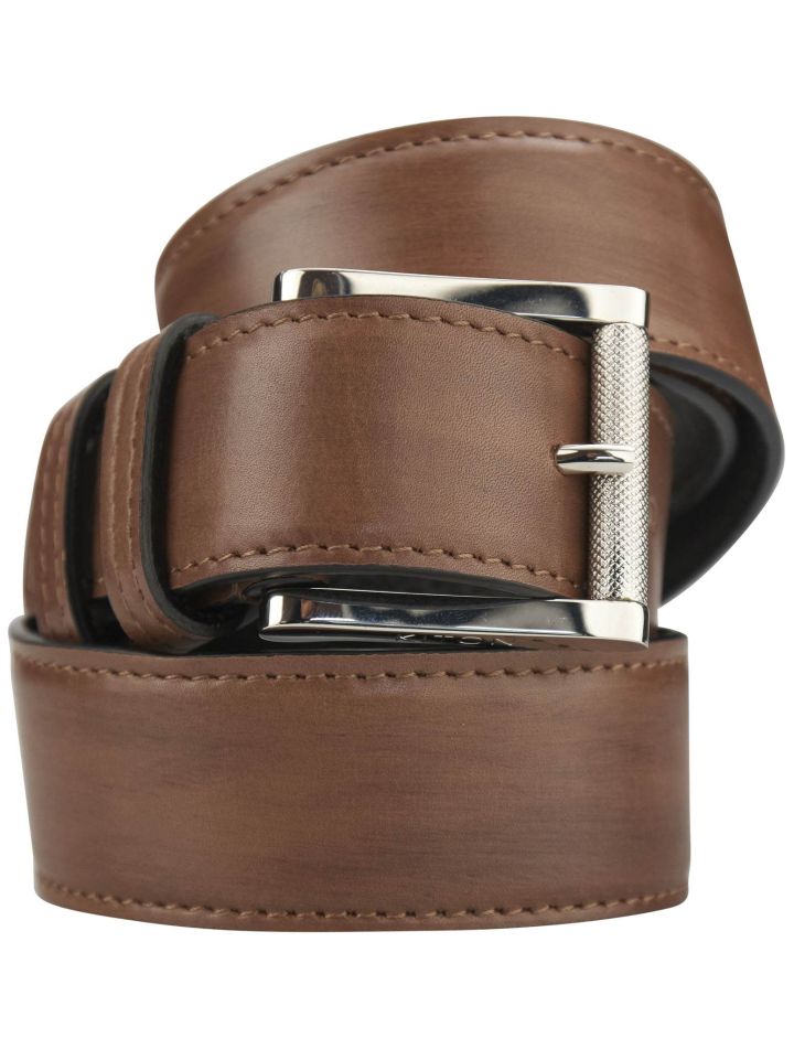 Kiton Kiton Brown Leather Belt Brown 000