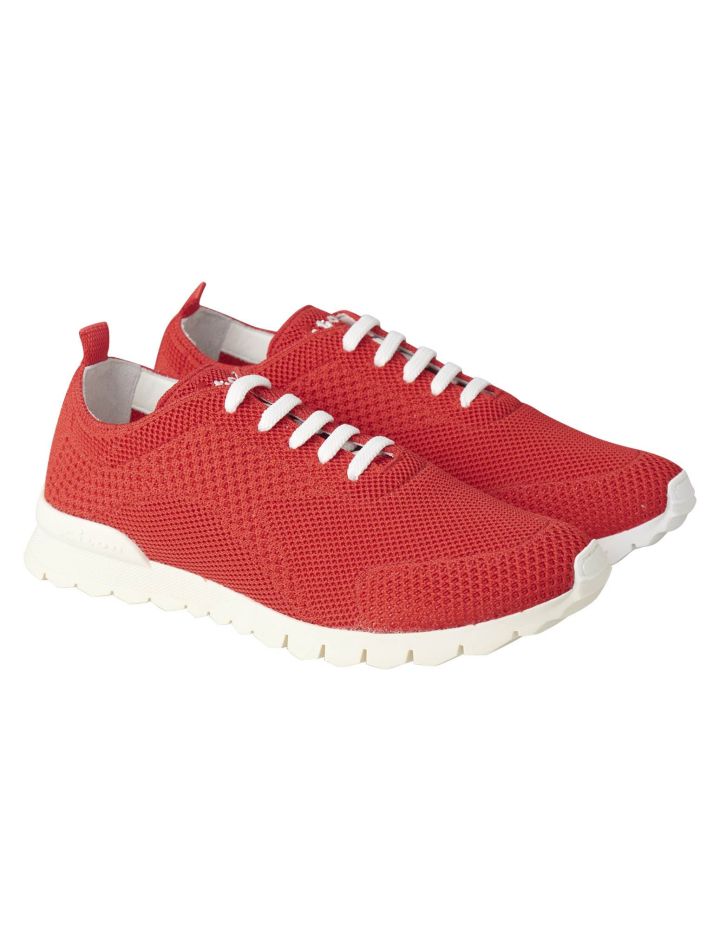 Kiton Kiton Red Cotton Ea Sneaker Fits Red 000