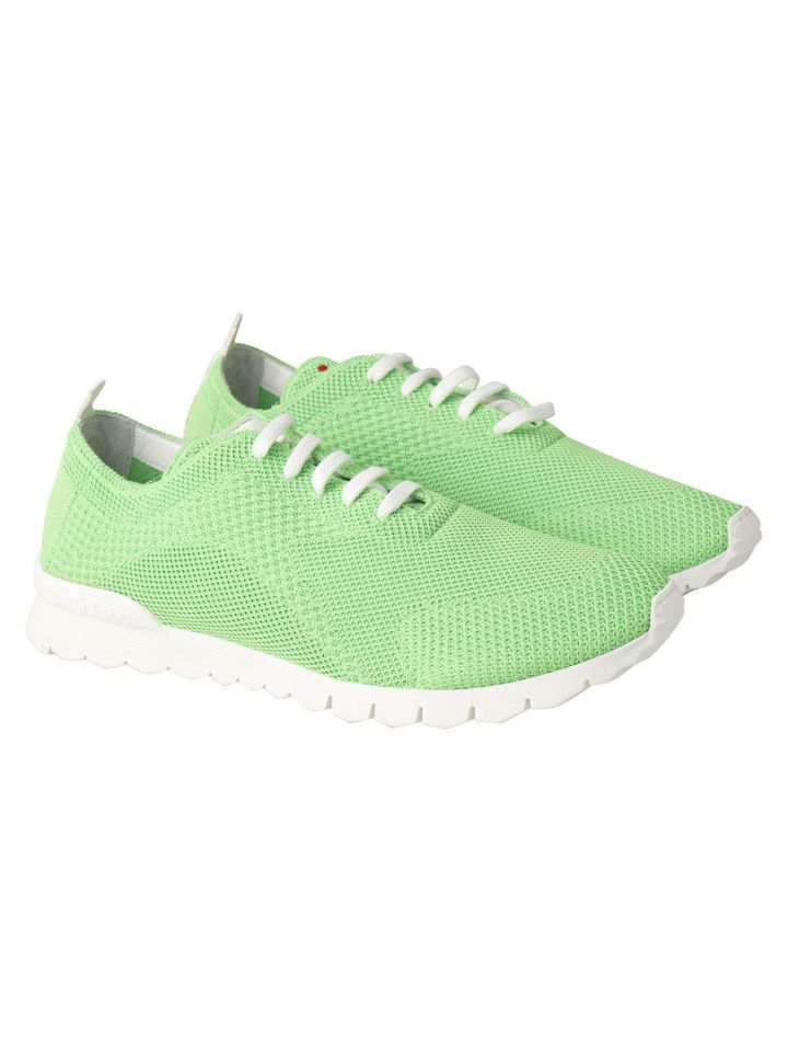 Kiton Kiton Green Cotton Ea Sneaker Fits Green 000