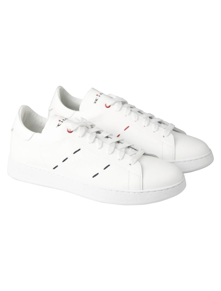 Kiton Kiton White Leather Sneaker White 000