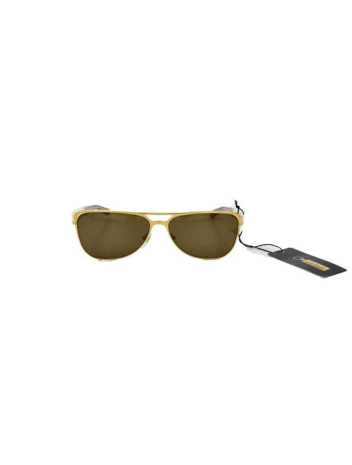 Zilli ZILLI Gold Titanium Acetate Limited Collection Sunglasses Gold 000