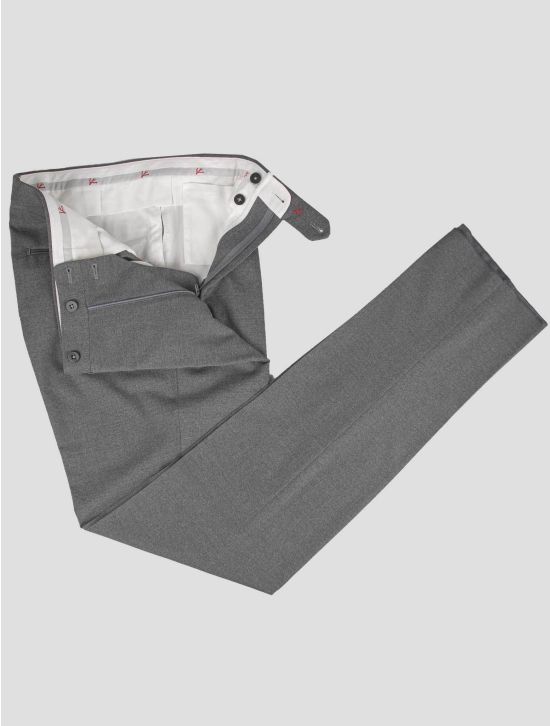 Isaia Isaia Gray Wool Pa Ea Dress Pants Gray 001