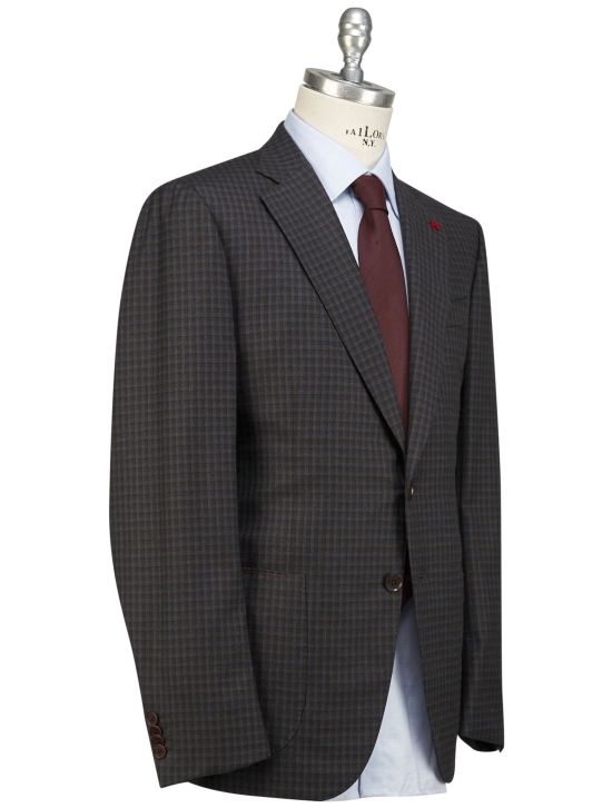 Isaia Isaia Multicolor Wool Blazer Multicolor 001