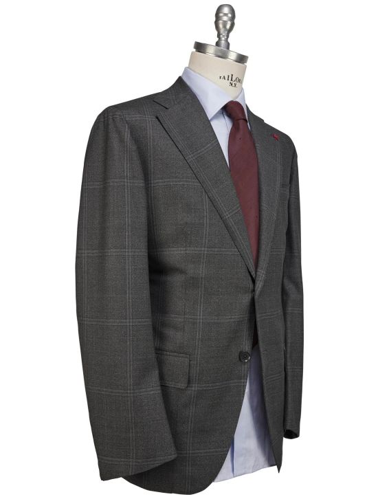 Isaia Isaia Gray Wool Suit Gray 001