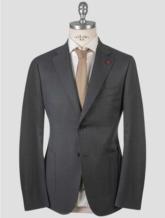 Isaia Isaia Gray Wool Suit Gray 000