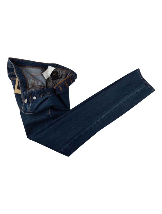 Incotex Incotex Dark Blue Cotton Pl Ea Jeans Dark Blue 001