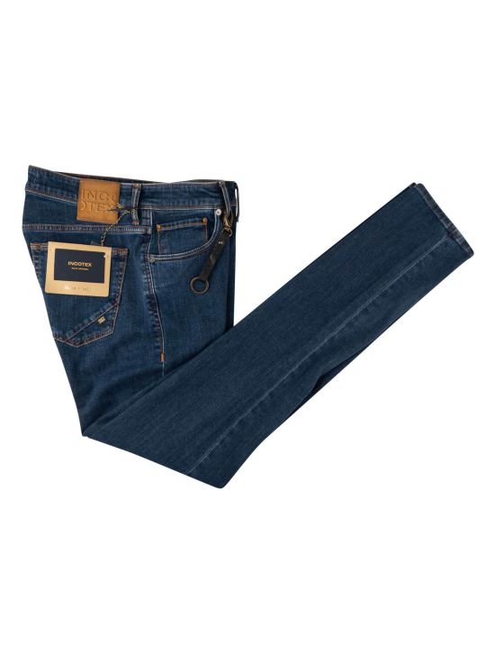 Incotex Incotex Blue Cotton Pl Ea Jeans Blue 000