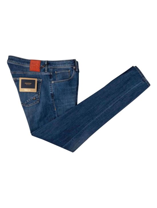 Incotex Incotex Blue Cotton Pl Ea Jeans Blue 000