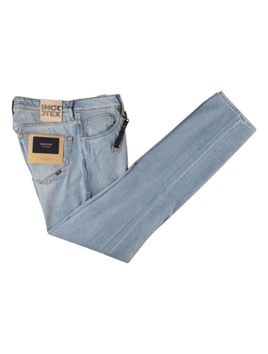 Incotex Incotex Light Blue Cotton Jeans Light Blue 000