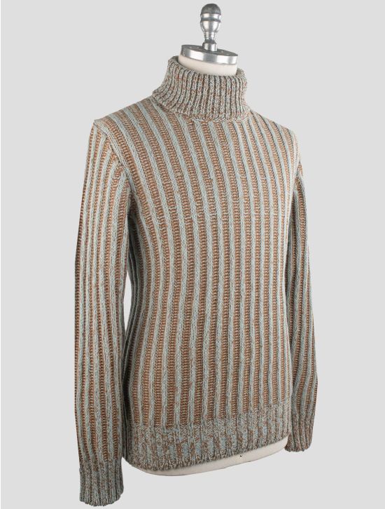 Gran Sasso Gran Sasso Multicolor Virgin Wool Sweater Turtleneck Multicolor 001