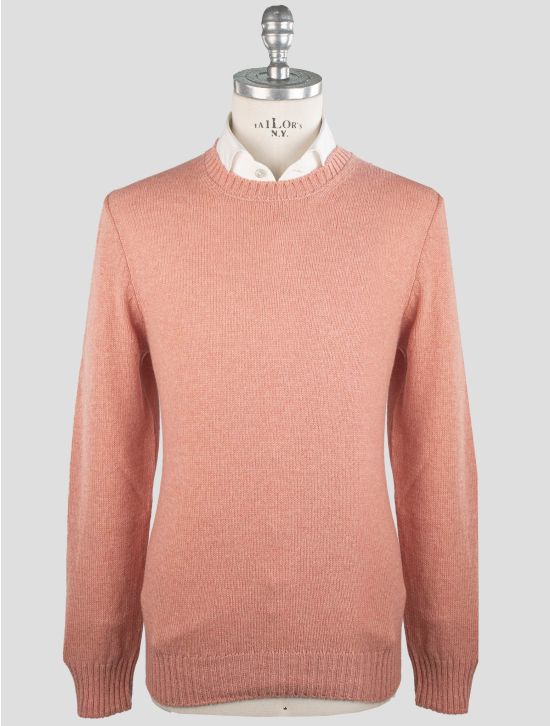 Gran Sasso Gran Sasso Pink Virgin Wool Sweater Crewneck Pink 000