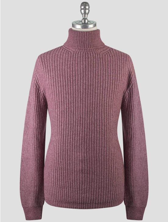 Gran Sasso Gran Sasso Pink Virgin Wool Pa Sweater Turtleneck Pink 000