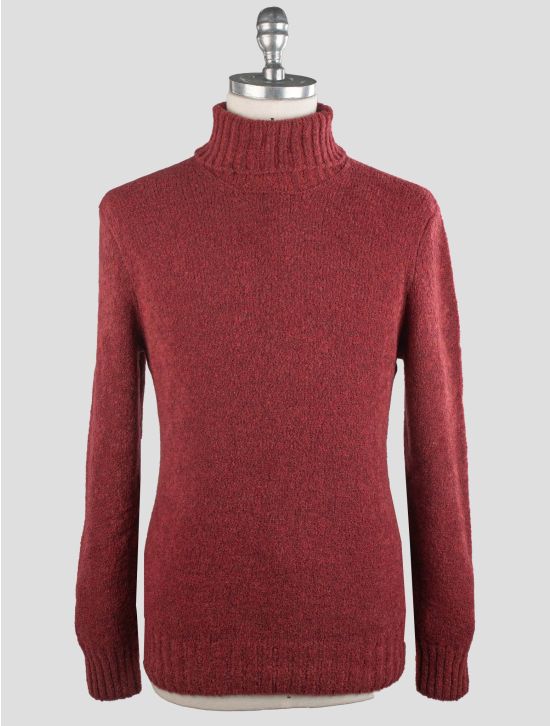 Gran Sasso Gran Sasso Burgundy Virgin Wool Pa Sweater Turtleneck Burgundy 000