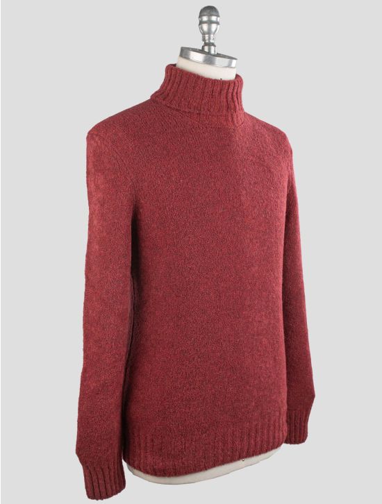 Gran Sasso Gran Sasso Burgundy Virgin Wool Pa Sweater Turtleneck Burgundy 001