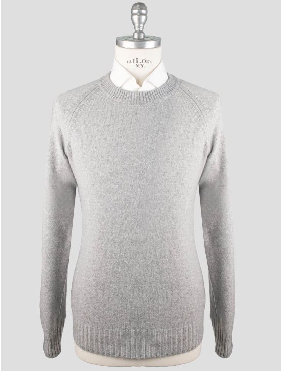 Gran Sasso Gran Sasso Gray Cashmere Virgin Wool Sweater Crewneck Gray 000