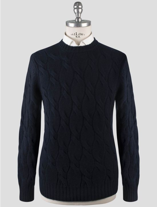 Gran Sasso Gran Sasso Blue Cashmere Sweater Crewneck Blue 000