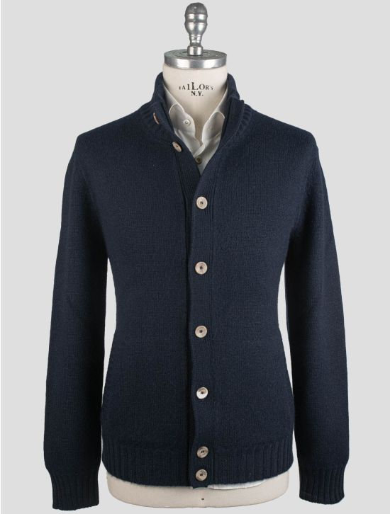 Gran Sasso Gran Sasso Blue Cashmere Sweater Cardigan Blue 000